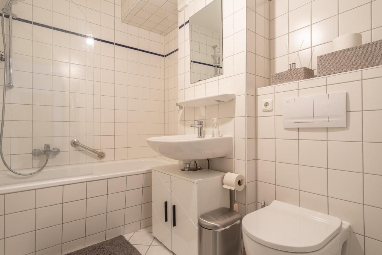 Arbeitsplatz, Balkon, Tiefgarage Naehe Neue Messe Apartment Leipzig Bagian luar foto